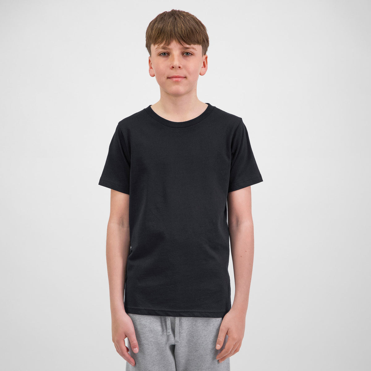 Youth Basis Short Sleeve Tee in Black