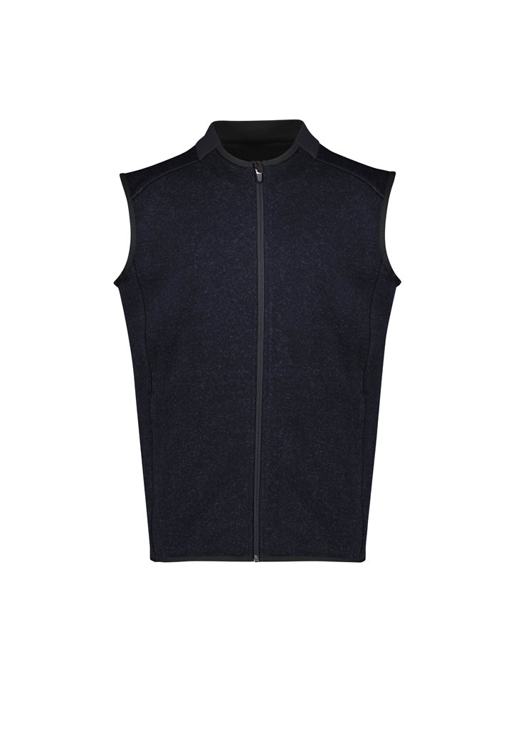 Men's Nova Zip Front Vest - Navy Marle