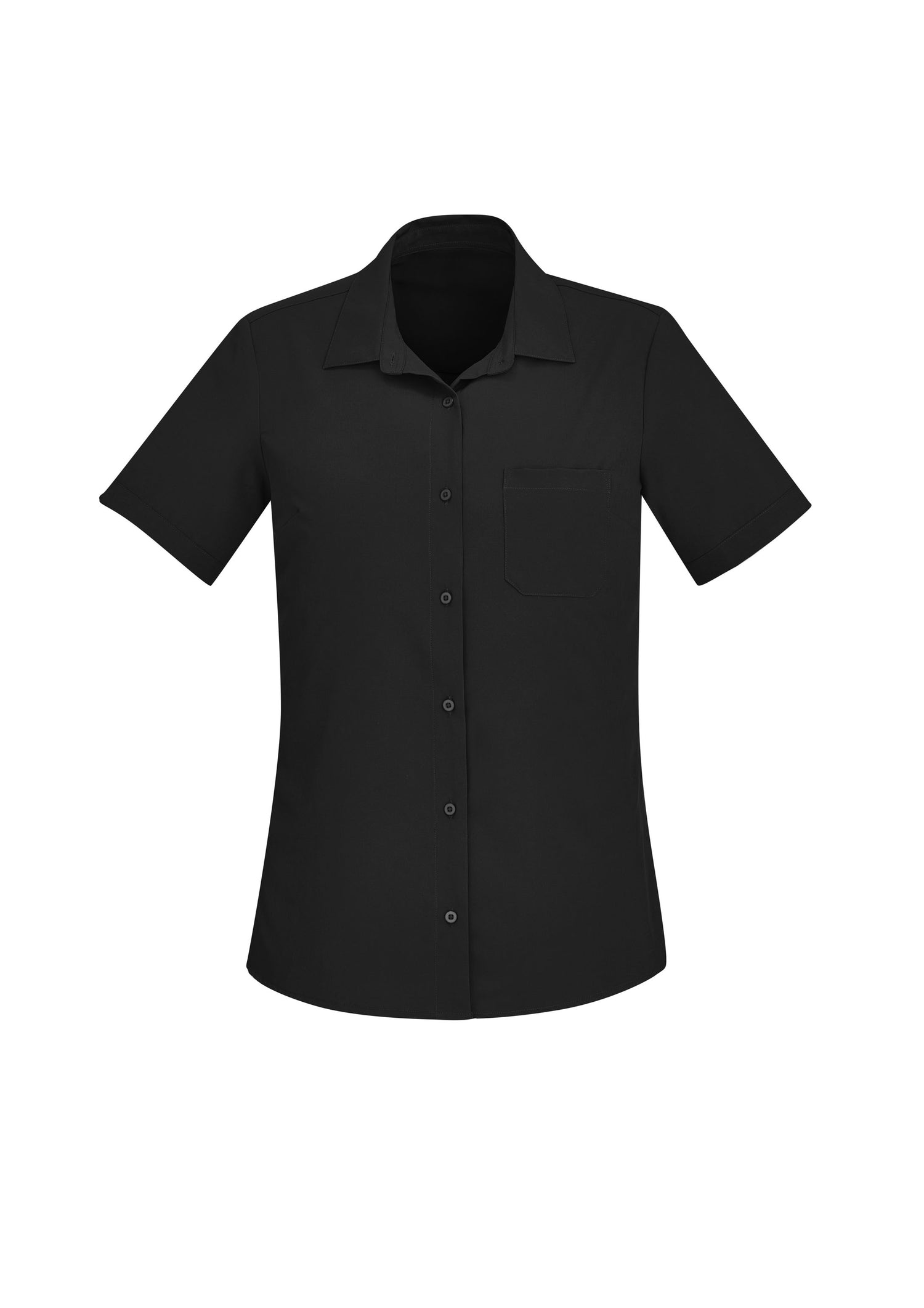 Florence Womens Plain Short Sleeve Shirt