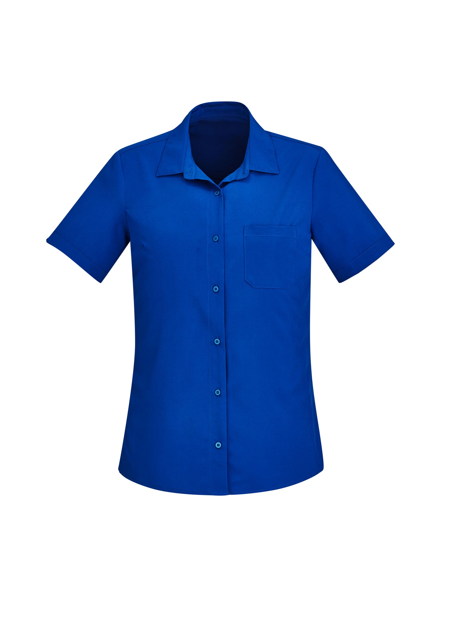 Florence Womens Plain Short Sleeve Shirt