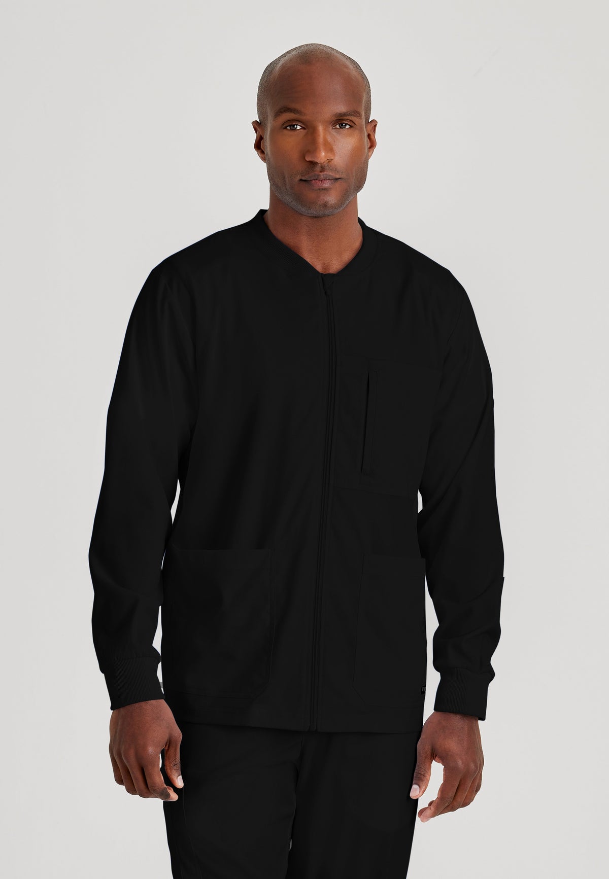 Men's React Scrub Jacket in 01 Black