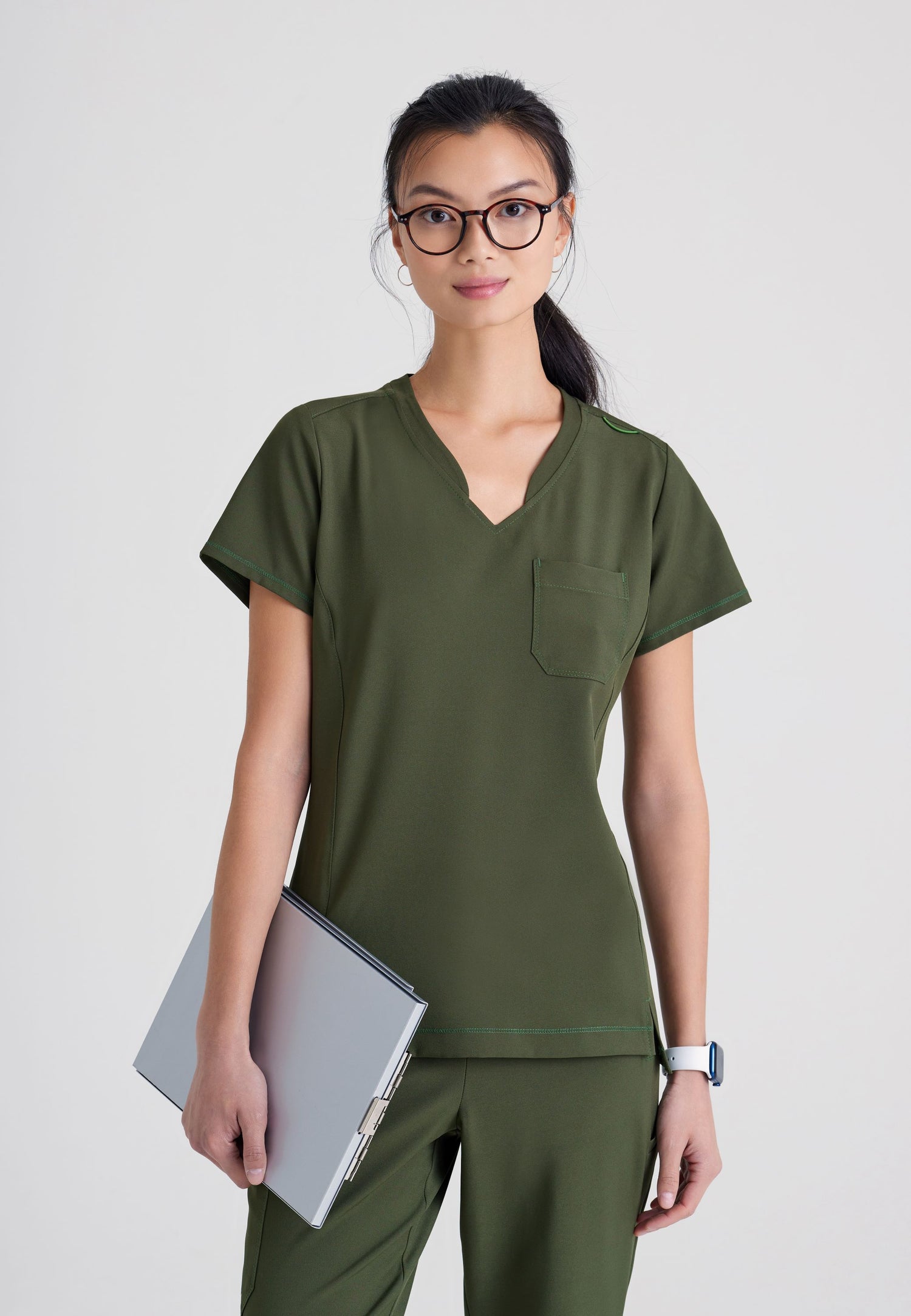 Ladies Sway Scrub Top