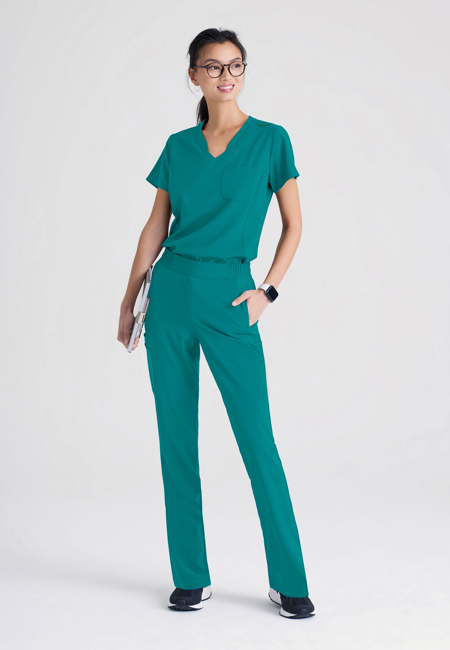 Ladies Sway Scrub Top