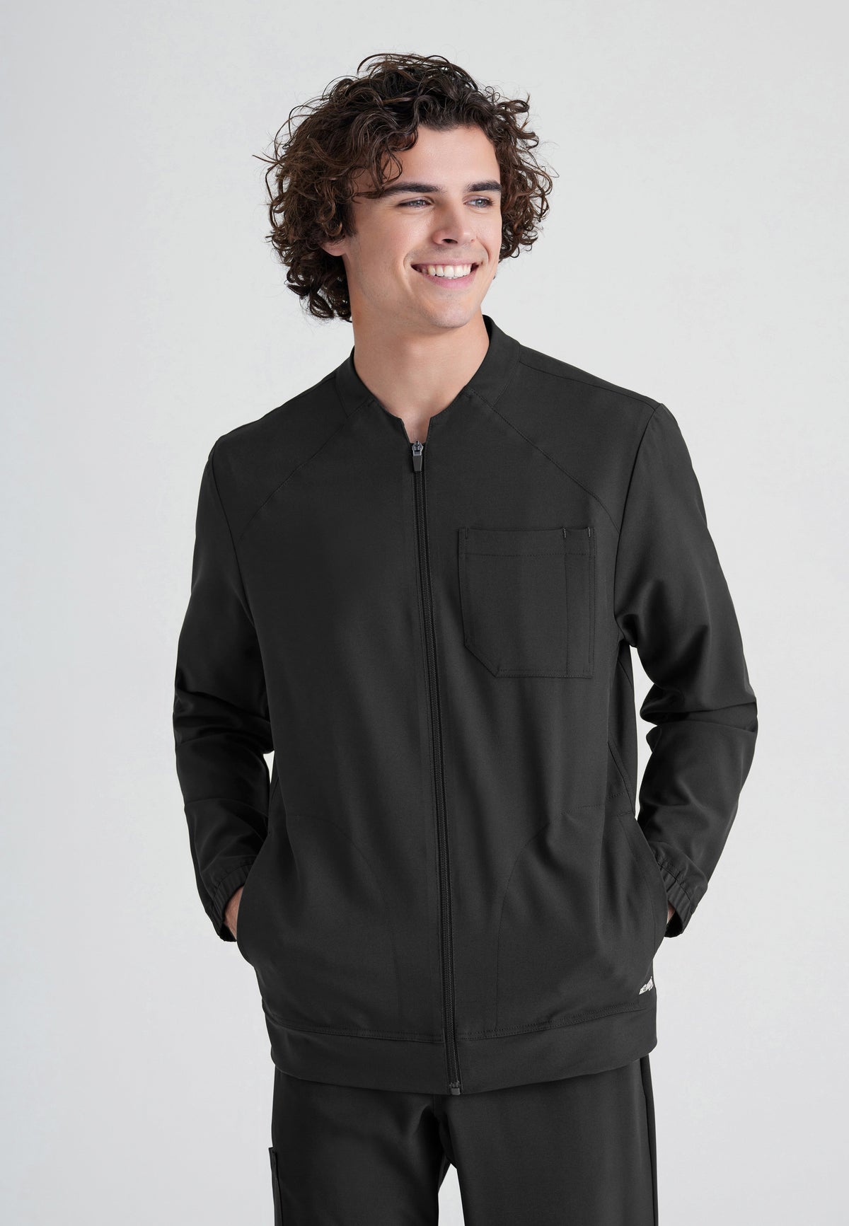 Men's Cycle Scrub Jacket in 01 Black