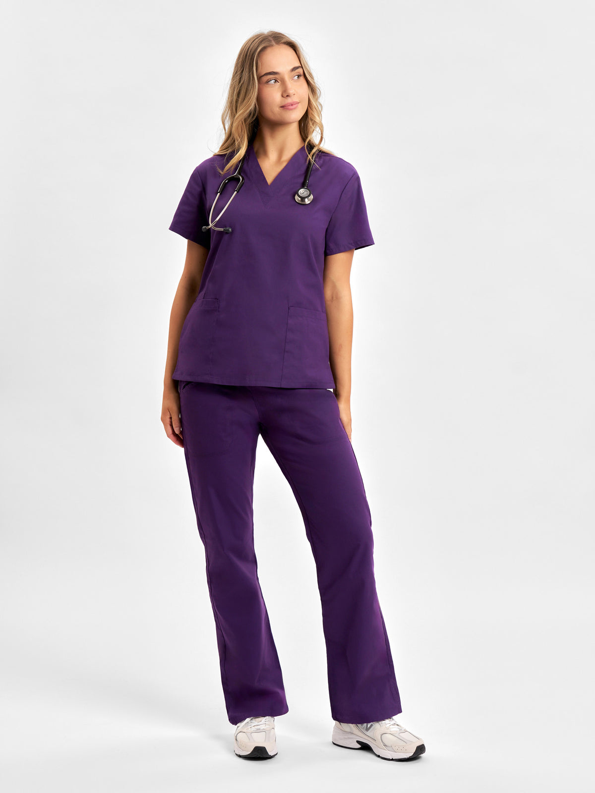 Classic Womens Scrub Pant - Purple