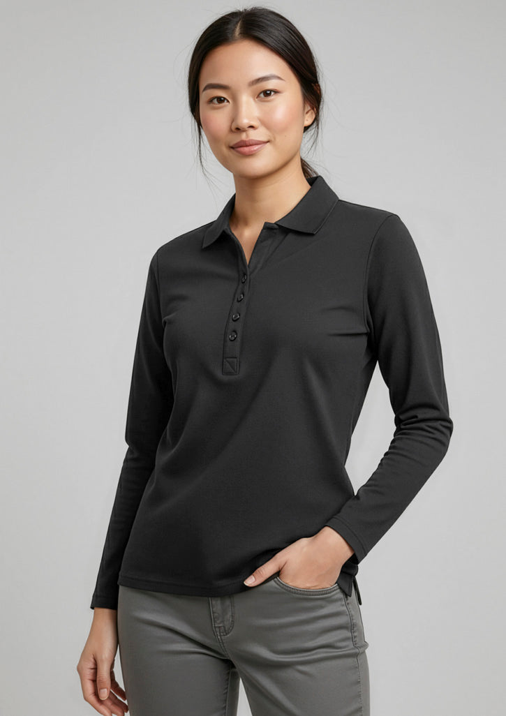Crew Womens Long Sleeve Polo