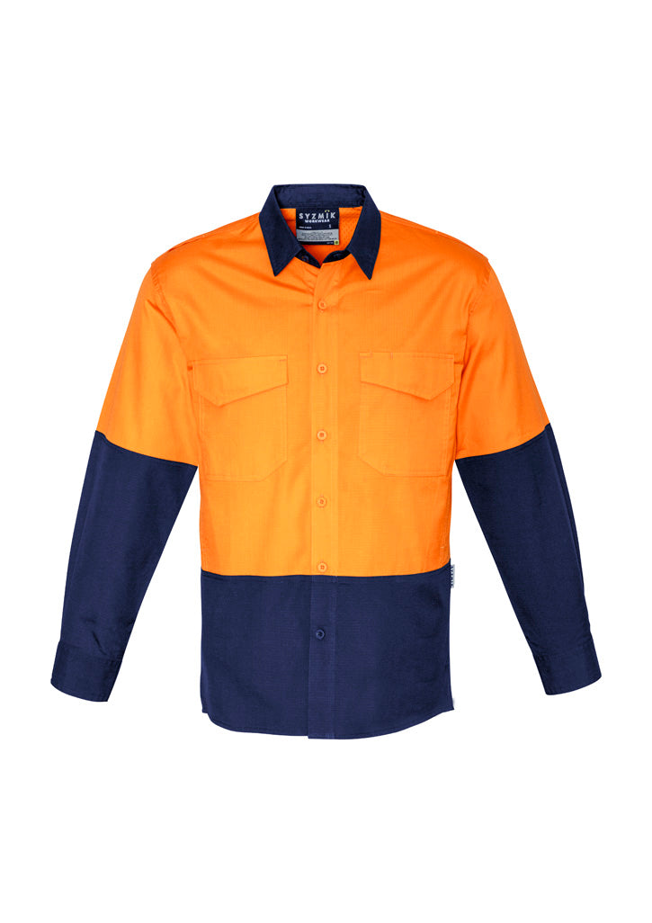 Men's Rugged Cooling Hi Vis Long Sleeve Shirt