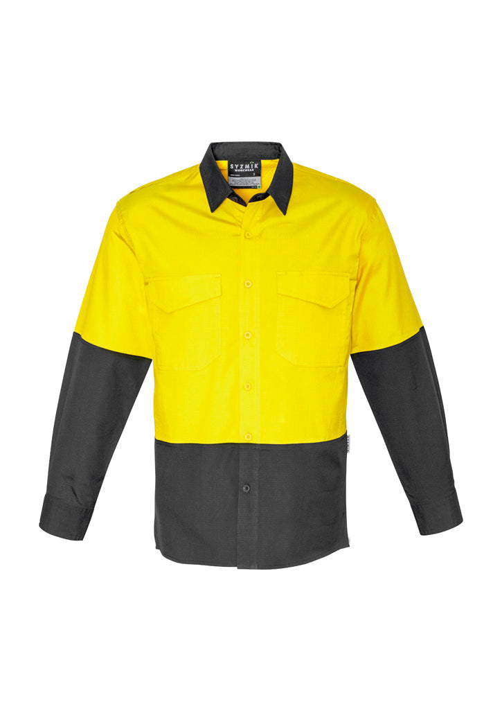 Men's Rugged Cooling Hi Vis Long Sleeve Shirt