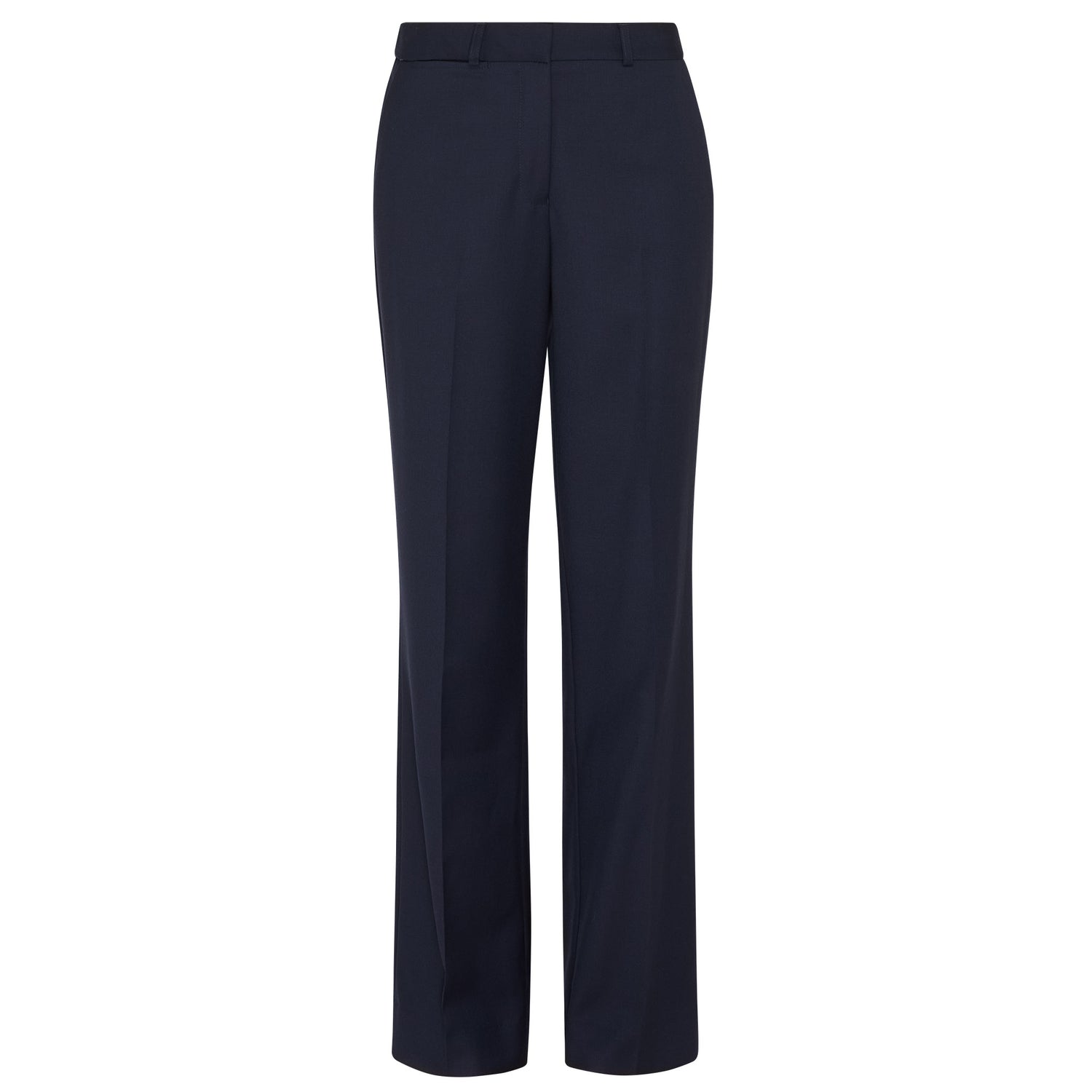 Women's Wool Blend Twill Secret Waist Regular Fit Pant
