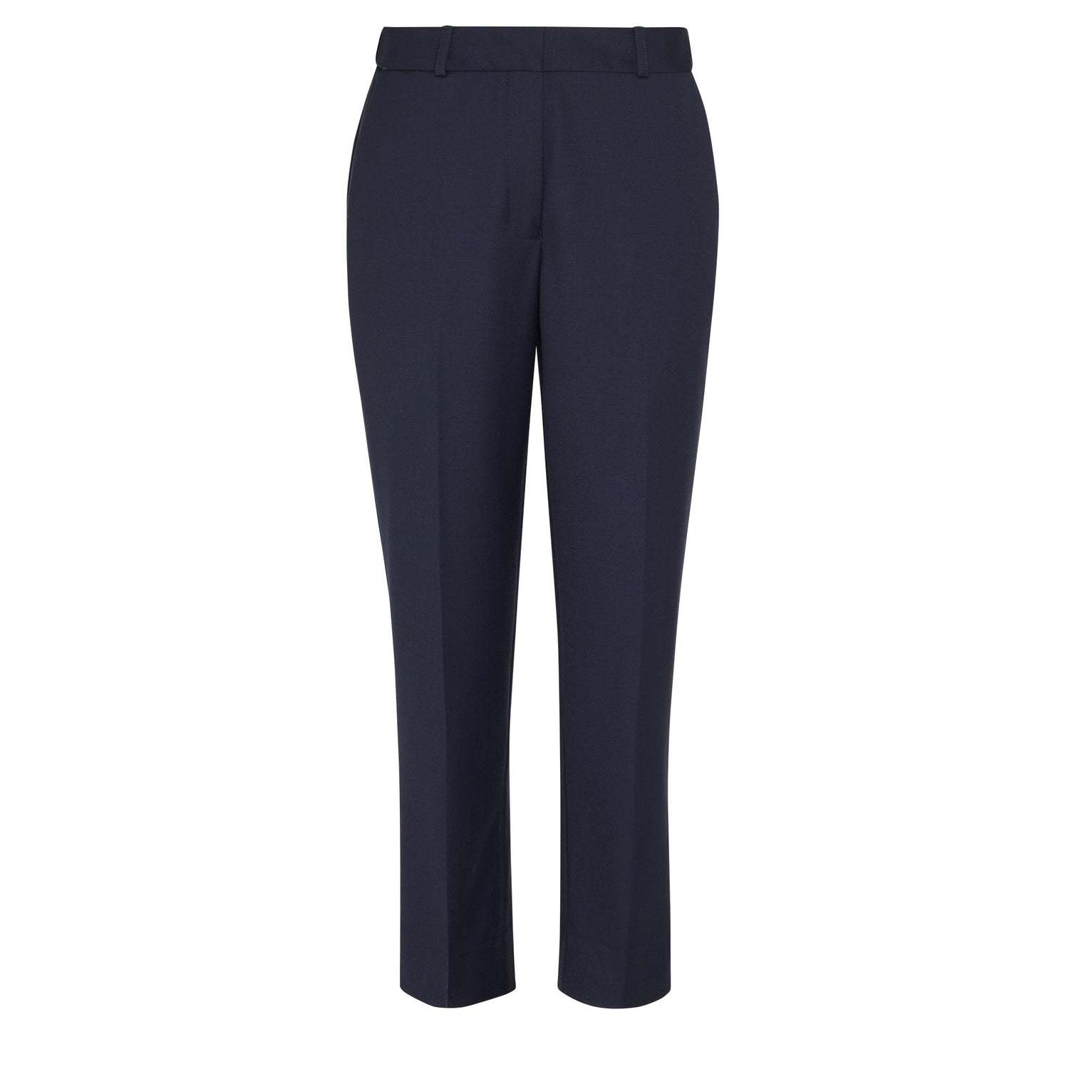 Women's Wool Blend Twill Secret Waist Slim Leg Pant