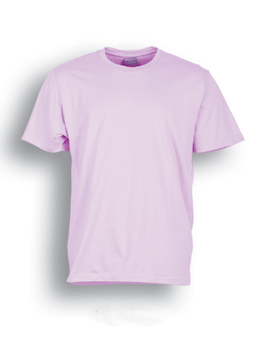 Bocini CT0300 Kids Plain Cotton T-Shirt in Light Pink
