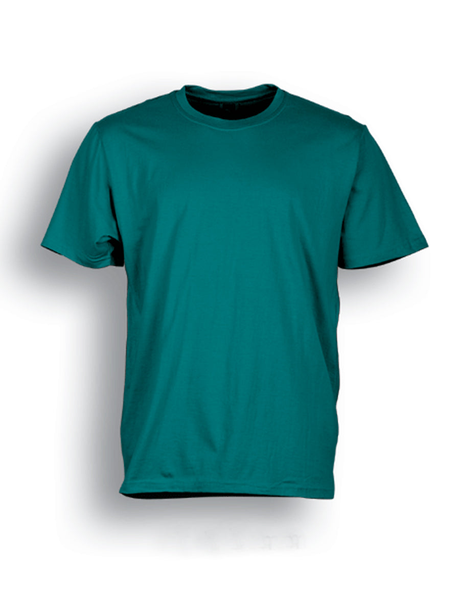 Bocini CT881 Men's Plain Cotton T-Shirt in Jade Dome