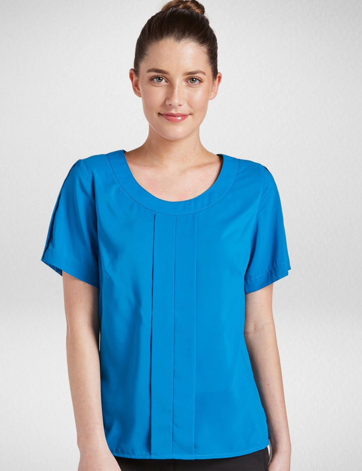 Women's Jewel Blouse in Aqua