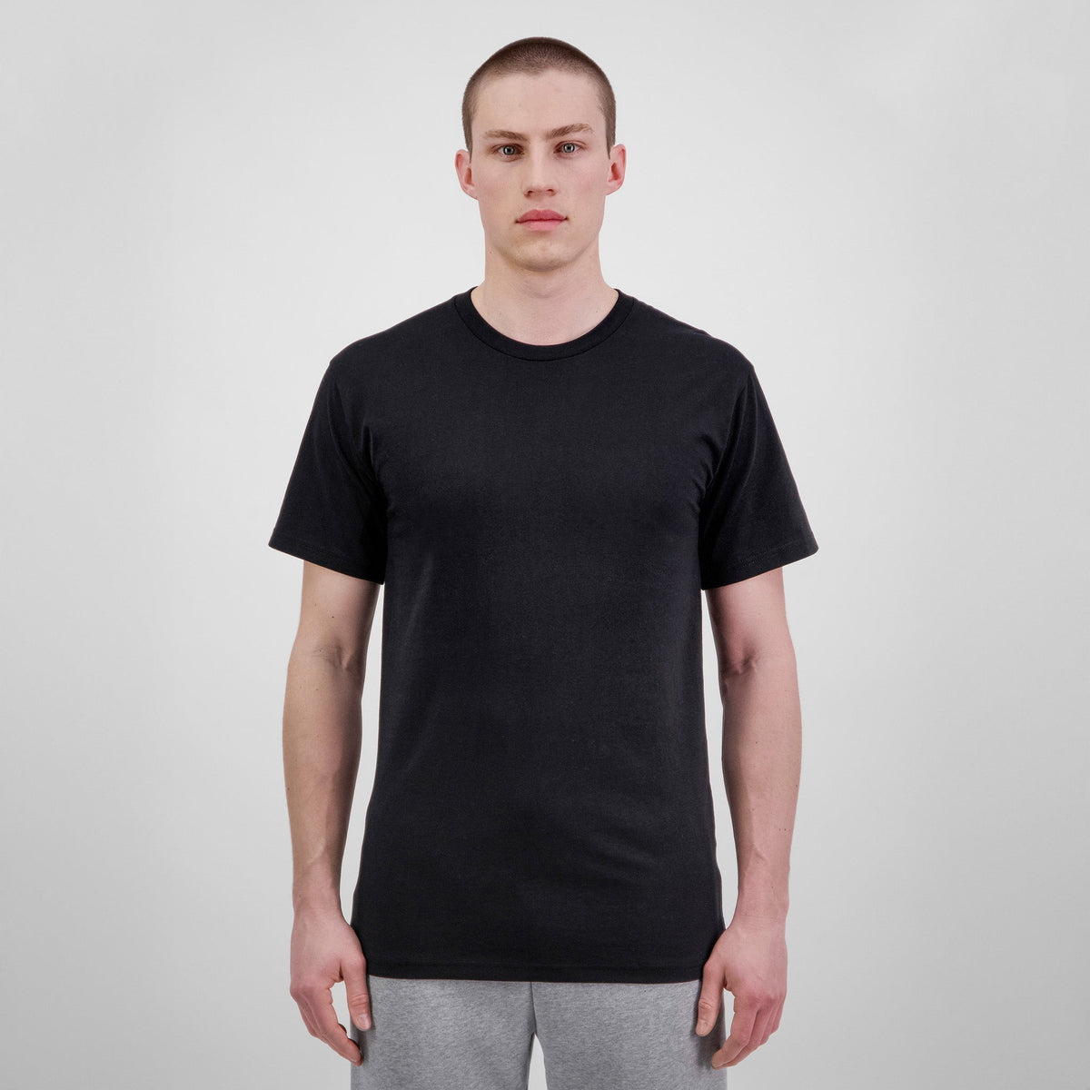 Men's Basis Short Sleeve Tee in Black
