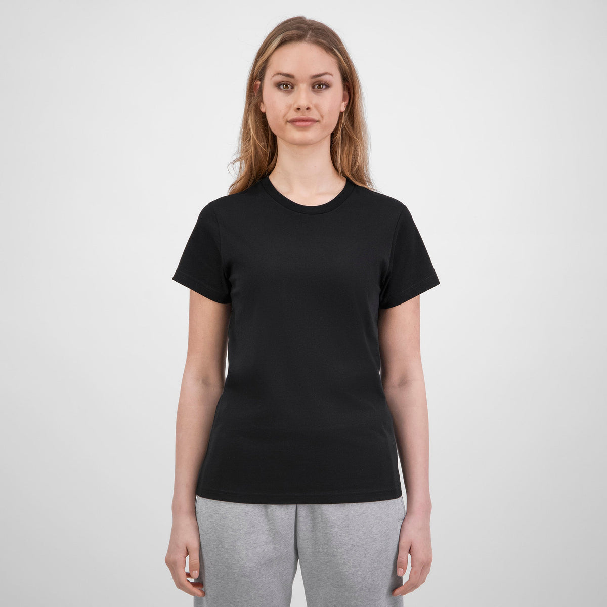 Women's Basis Short Sleeve Tee in Black