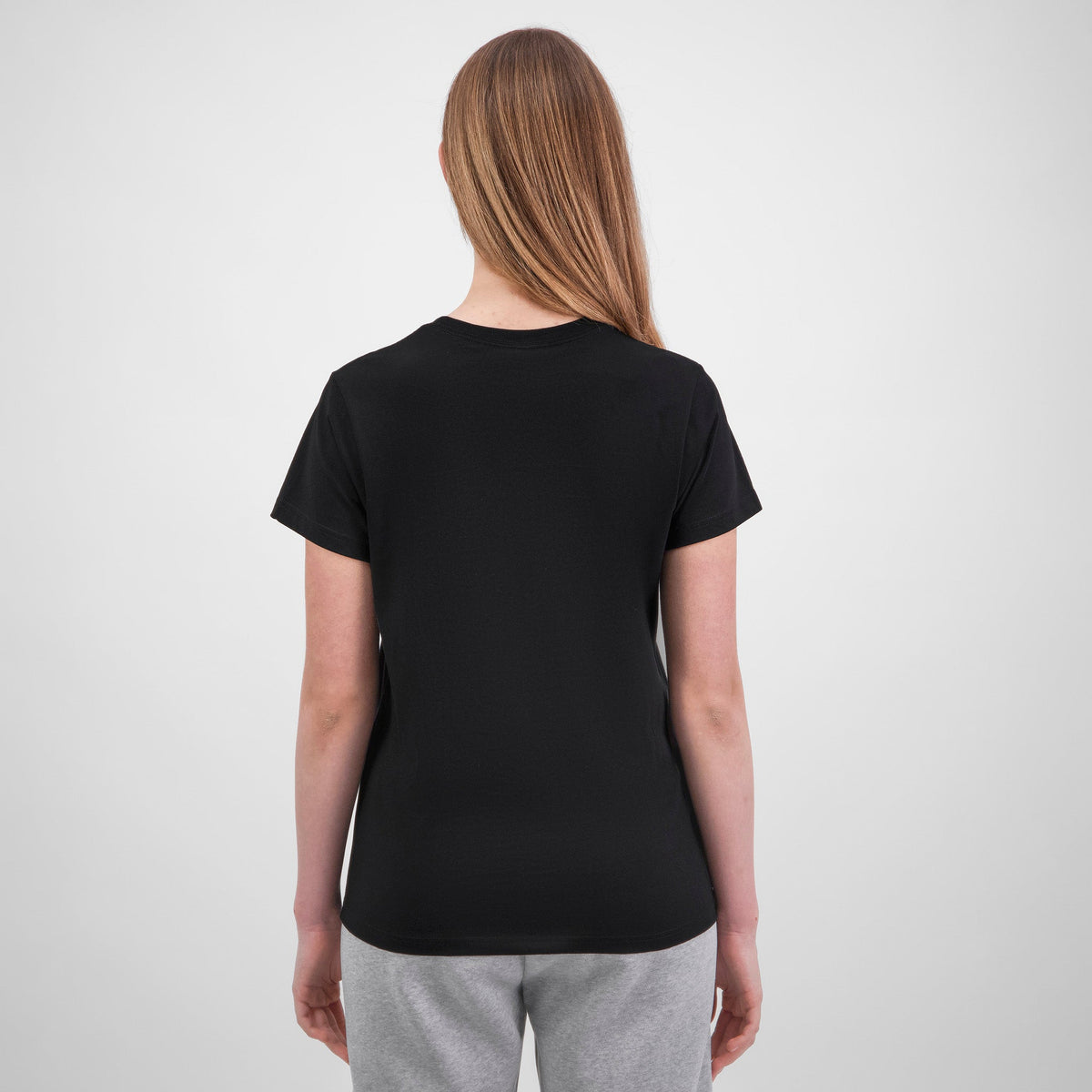 Women's Basis Short Sleeve Tee in Black — view 3