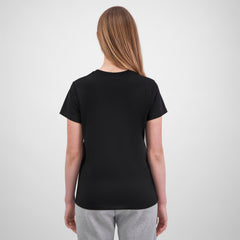 Women's Basis Short Sleeve Tee in Black — view 3