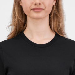 Women's Basis Short Sleeve Tee in Black — view 4