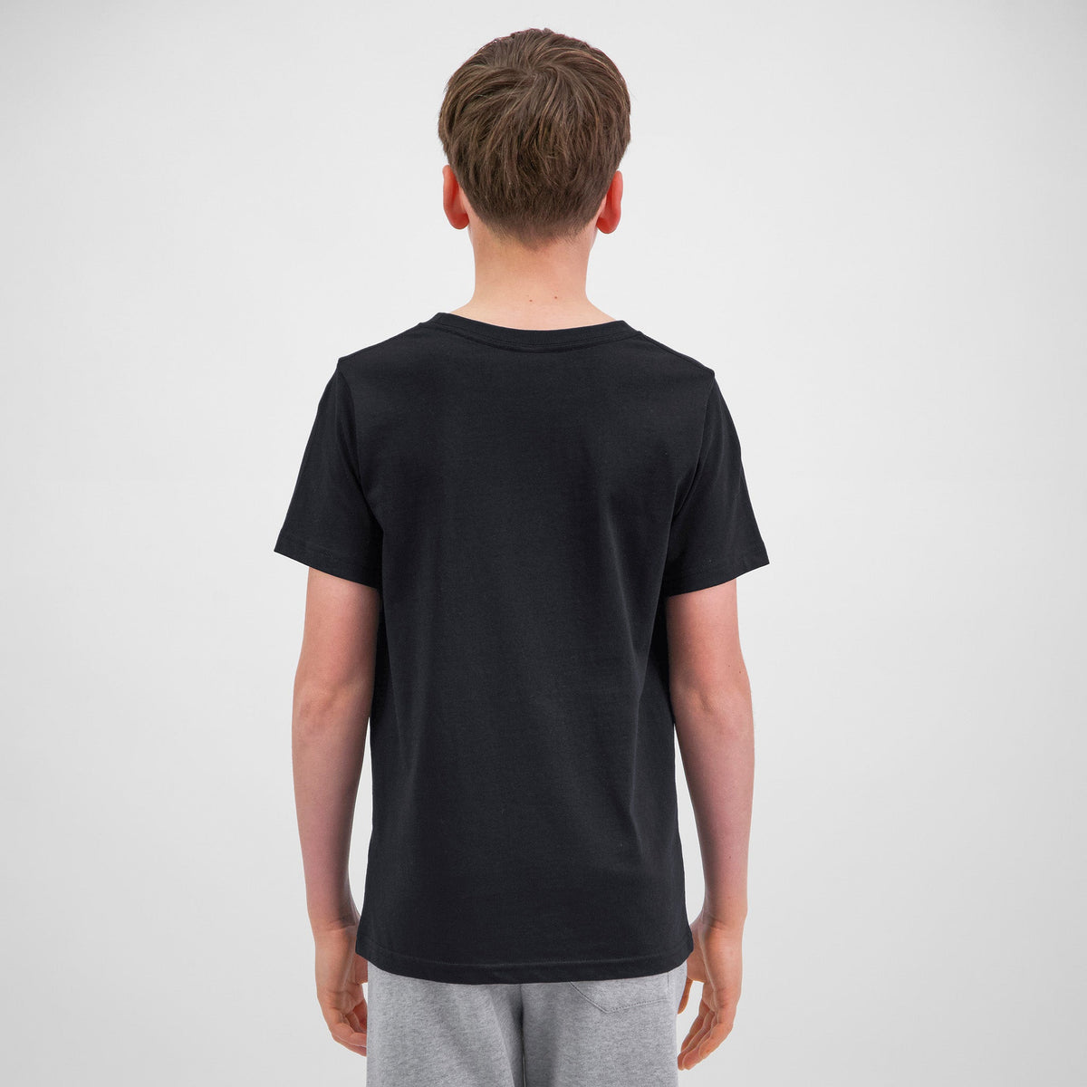 Youth Basis Short Sleeve Tee in Black — view 3