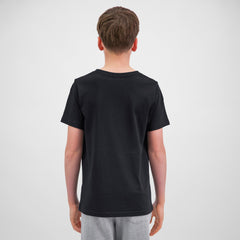 Youth Basis Short Sleeve Tee in Black — view 3
