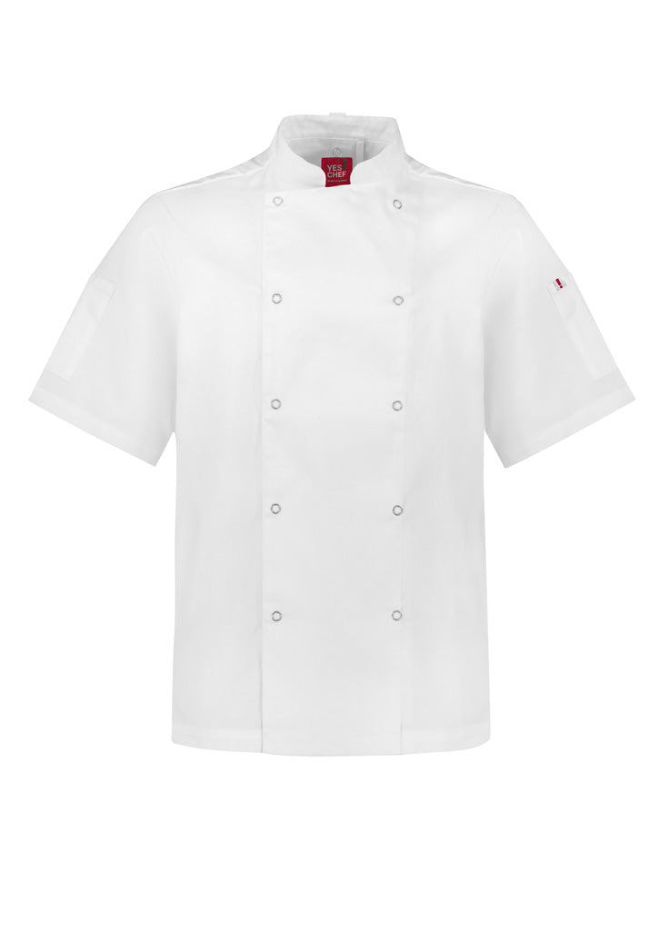 Men's Zest Short Sleeve Chef Jacket