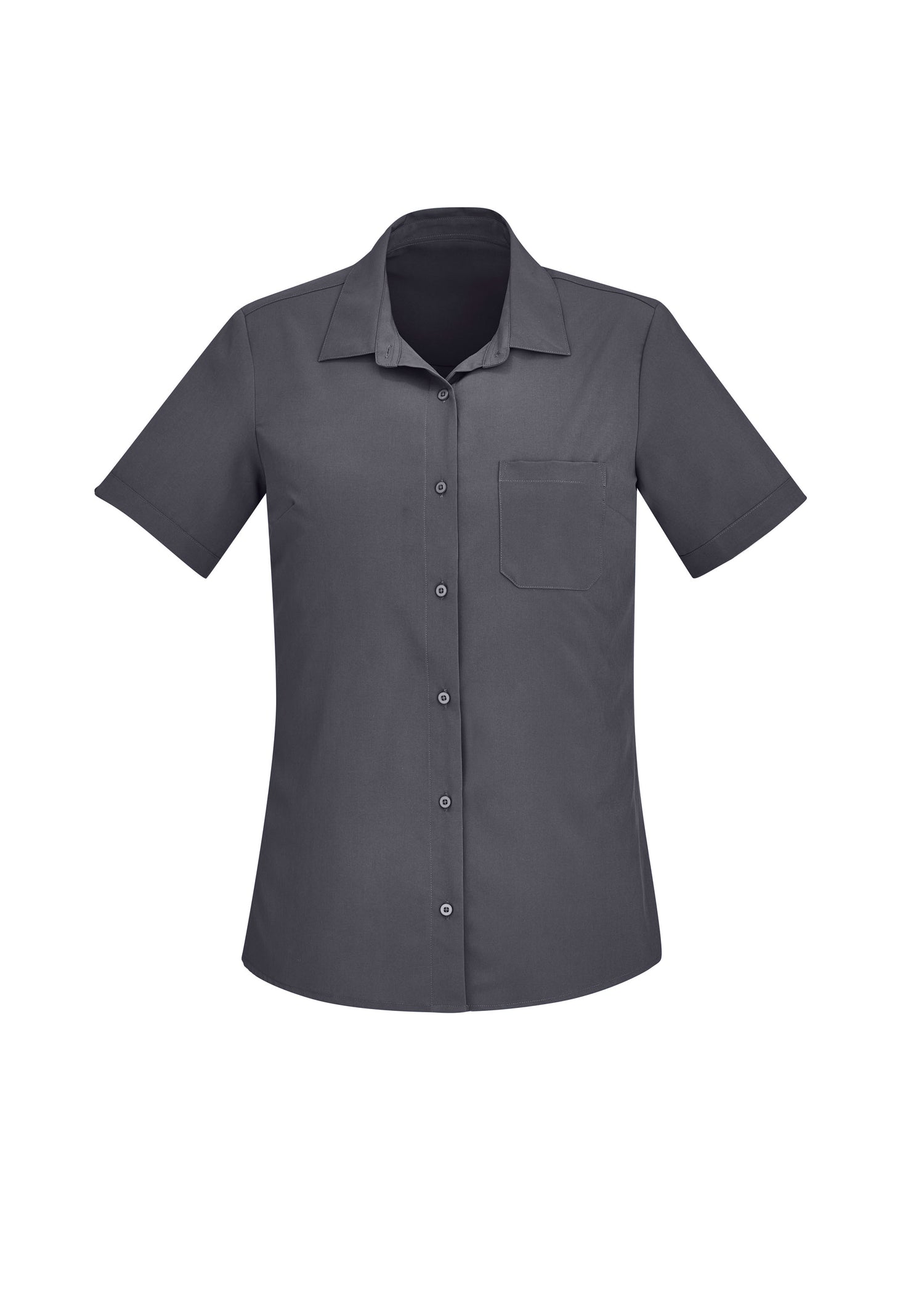 Florence Womens Plain Short Sleeve Shirt