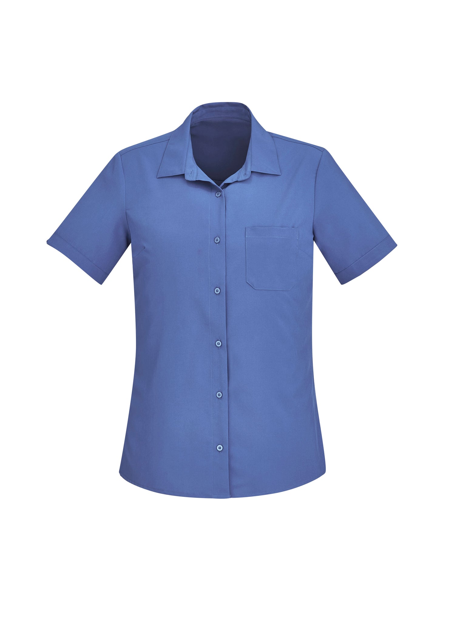 Florence Womens Plain Short Sleeve Shirt