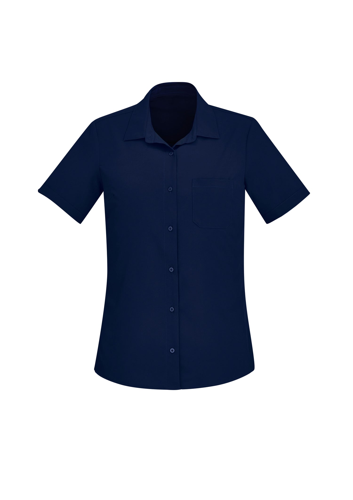 Florence Womens Plain Short Sleeve Shirt