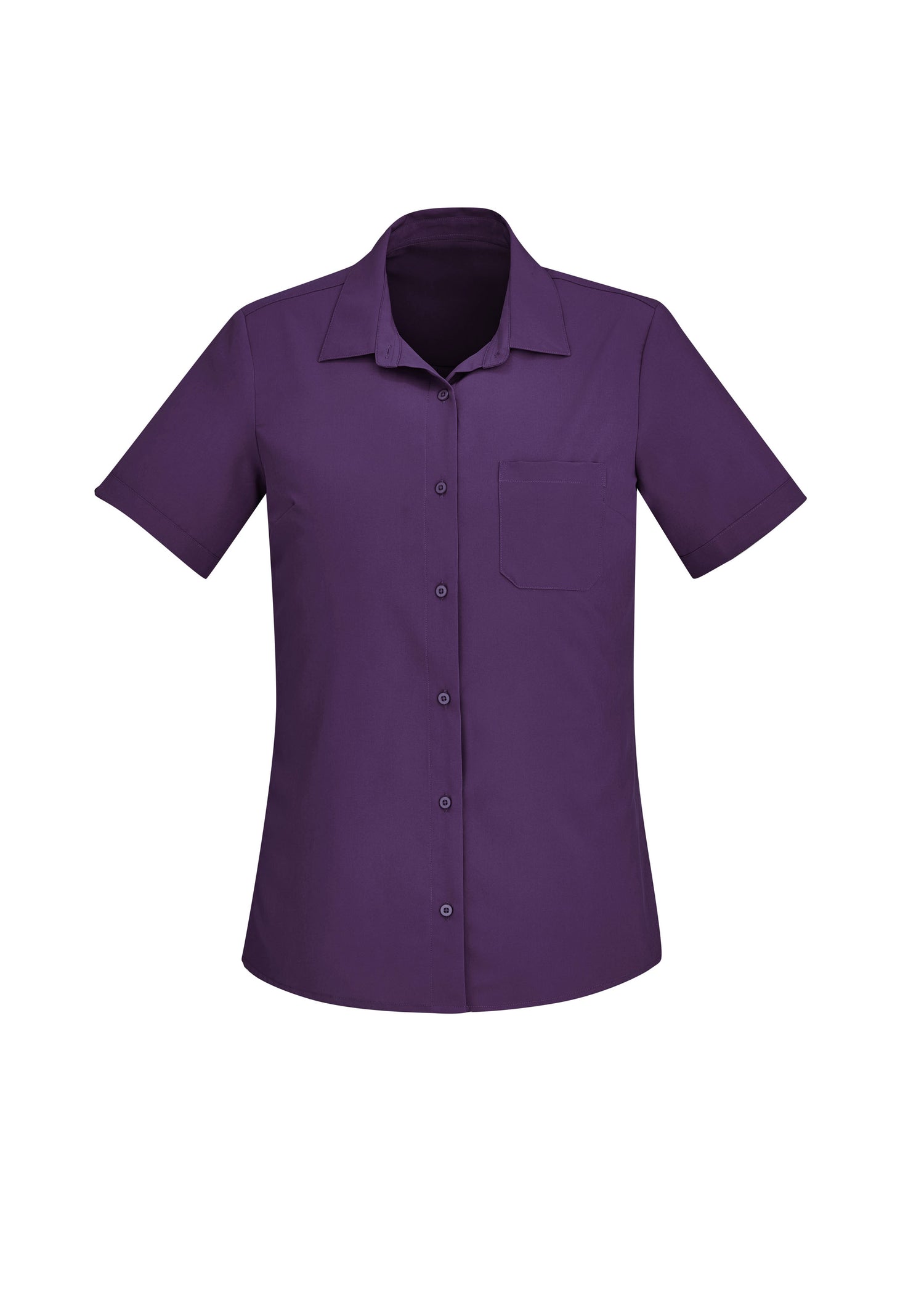 Florence Womens Plain Short Sleeve Shirt