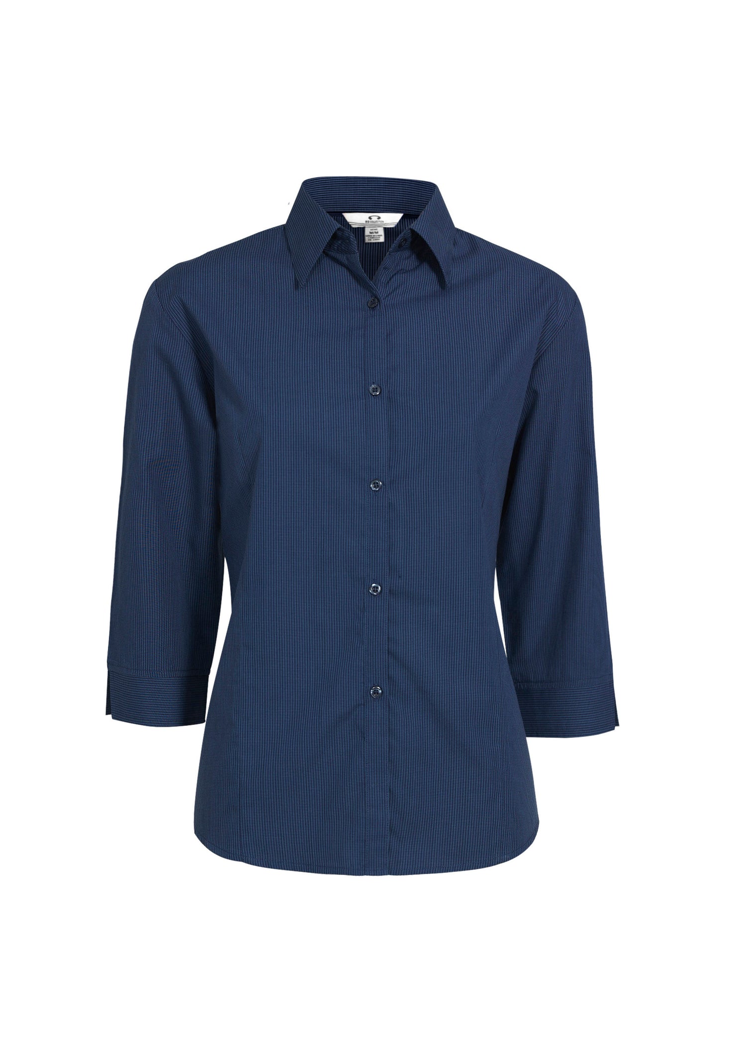 Micro Womens Check 3/4 Sleeve Shirt