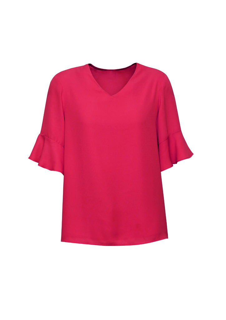 Women's Aria Fluted Sleeve Blouse