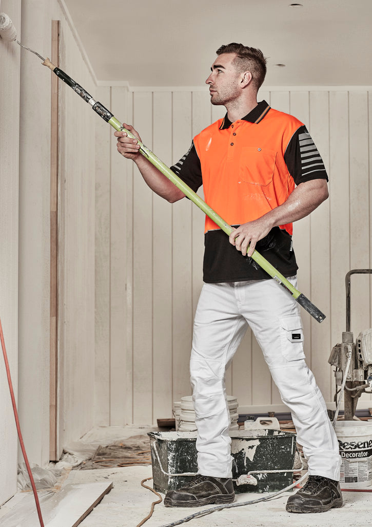 Men's Hi Vis Zone Short Sleeve Polo