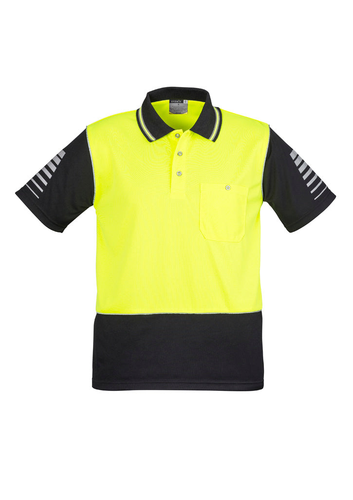 Men's Hi Vis Zone Short Sleeve Polo