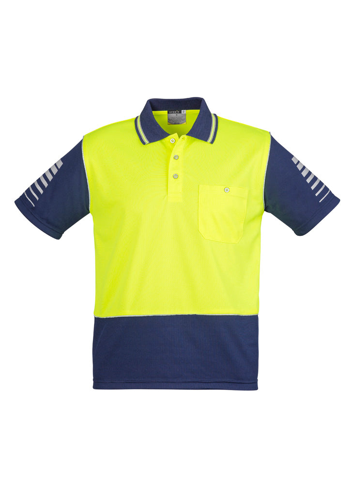 Men's Hi Vis Zone Short Sleeve Polo
