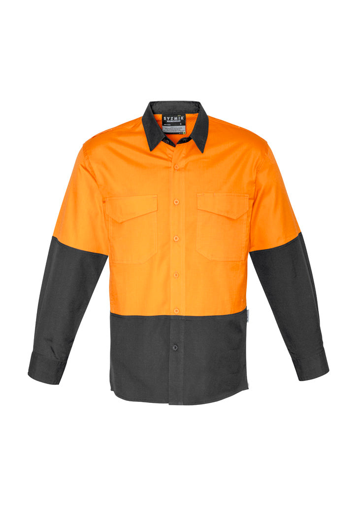 Men's Rugged Cooling Hi Vis Long Sleeve Shirt