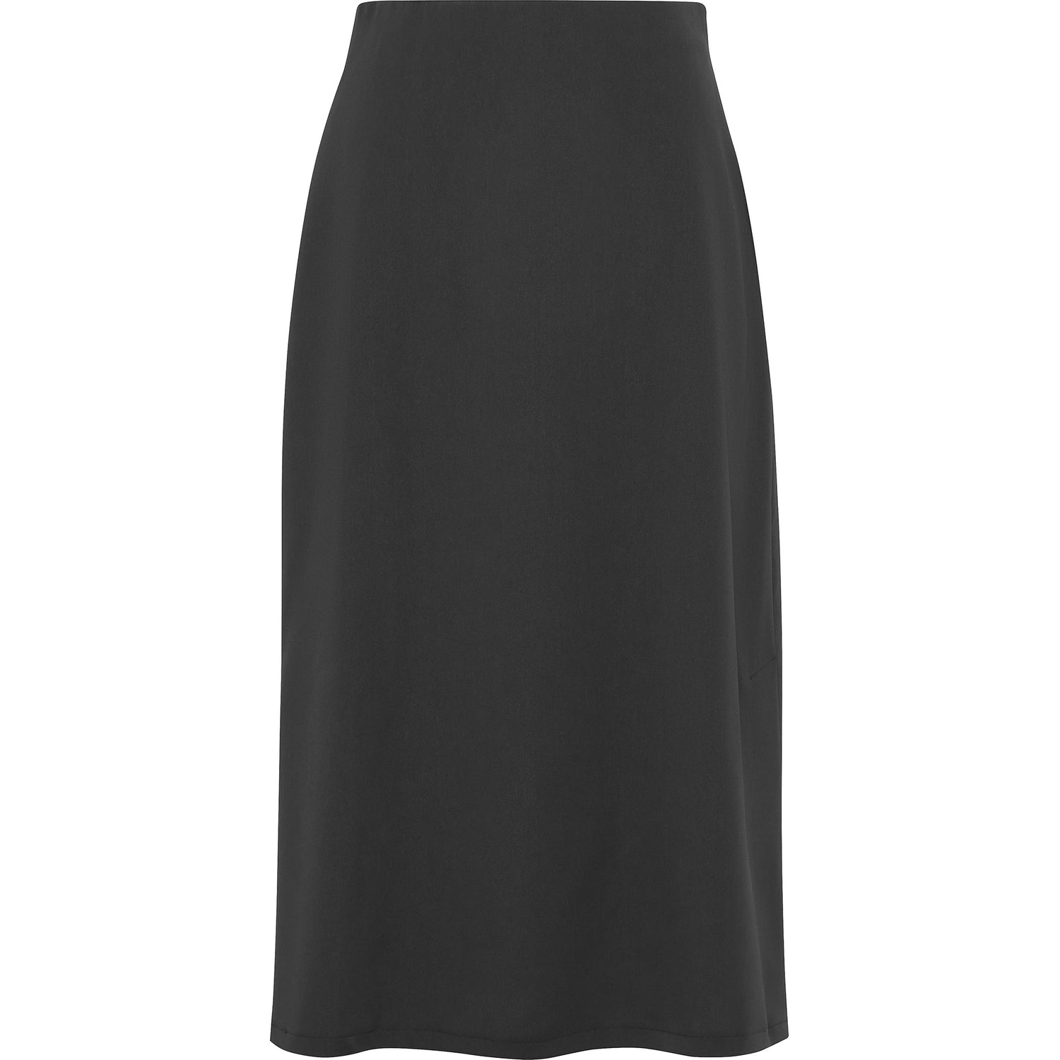 Women's Crepe Stretch Midi Length A-line Skirt