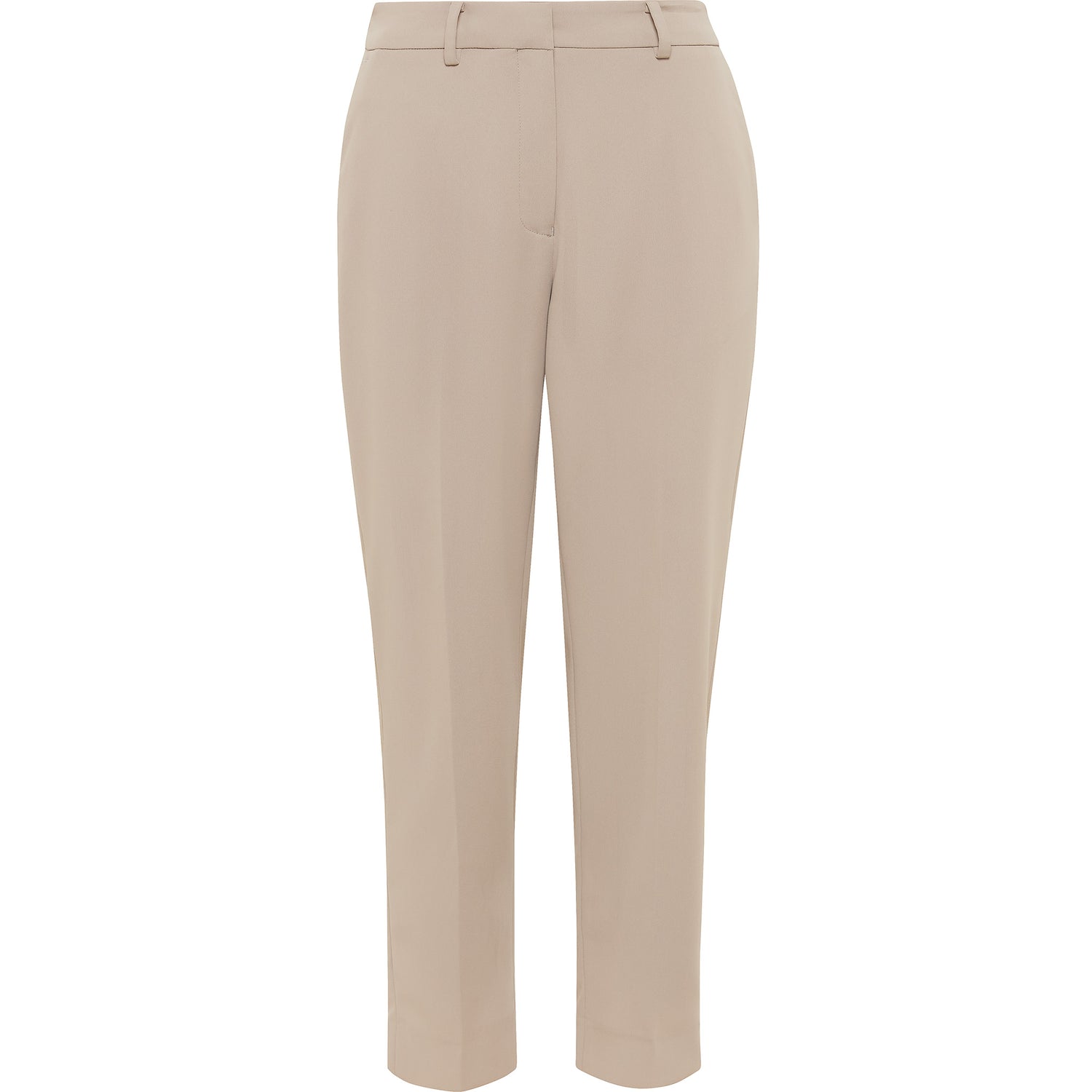 Women's Crepe Stretch High Waist Cropped Pant
