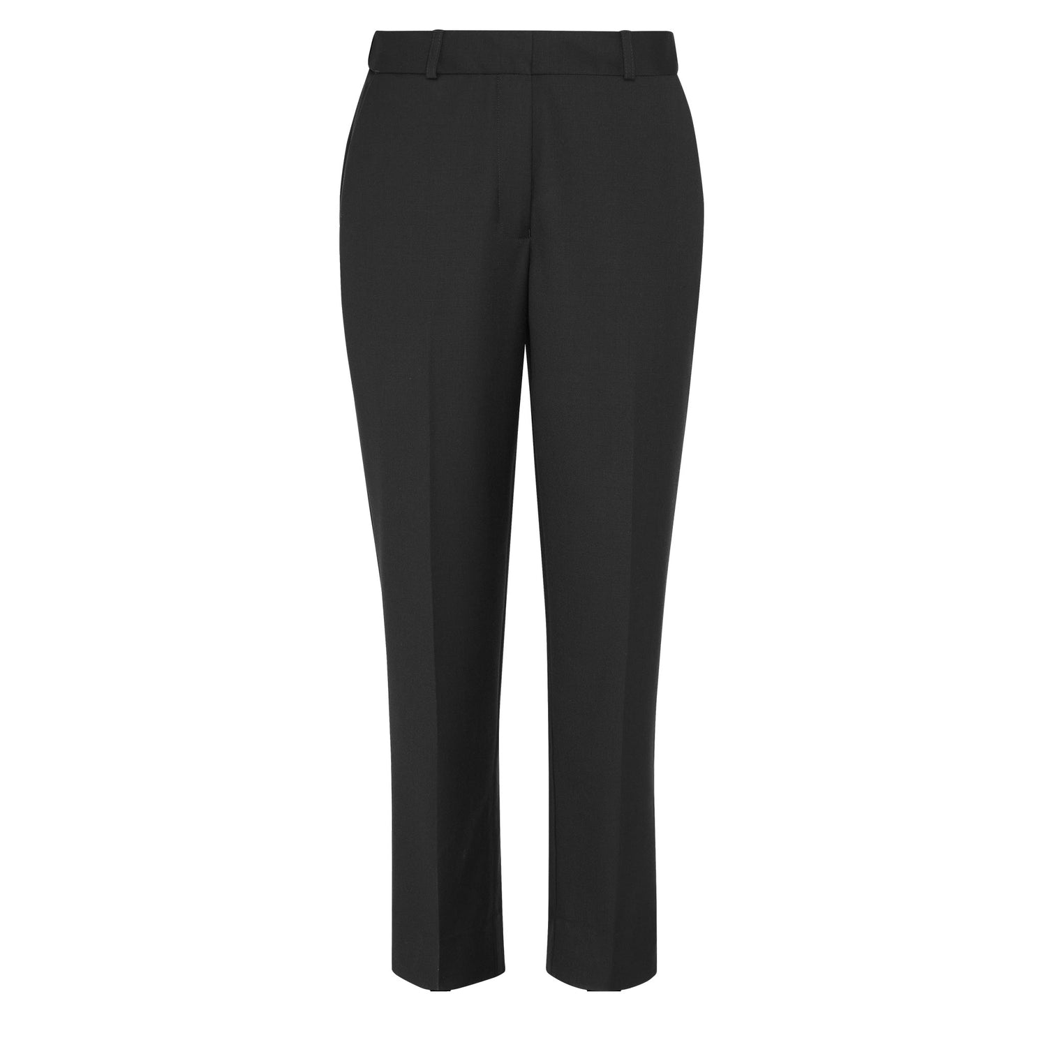 Women's Wool Blend Twill Secret Waist Slim Leg Pant