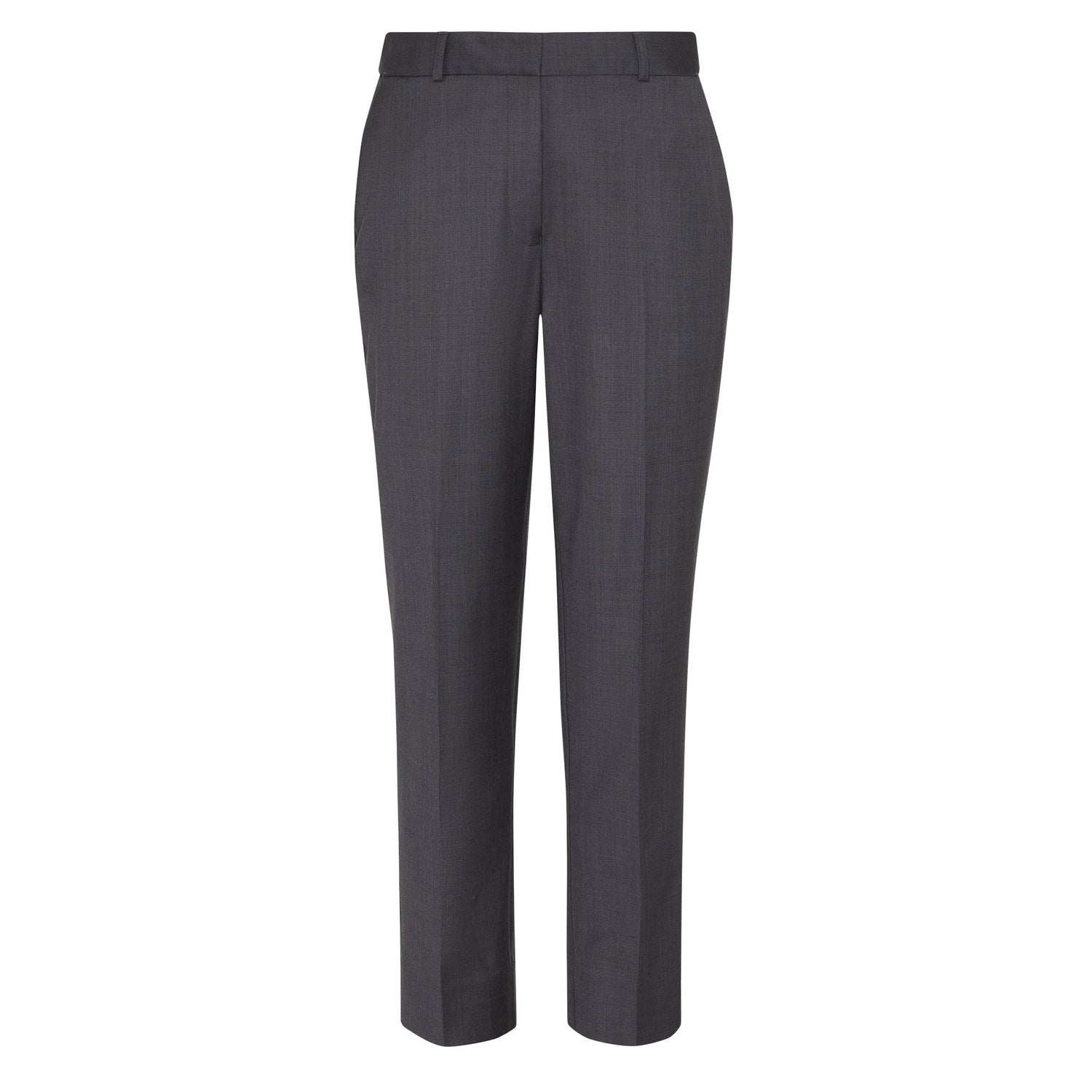 Women's Wool Blend Twill Secret Waist Slim Leg Pant