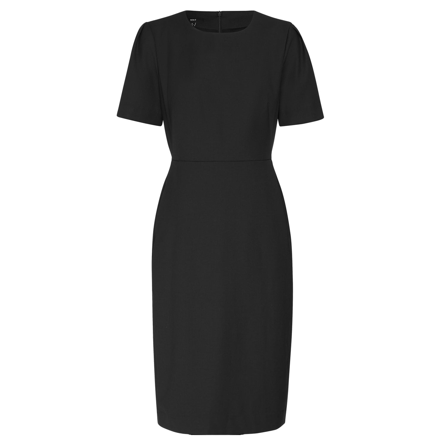 Women's Wool Blend Twill Short Sleeve Dress