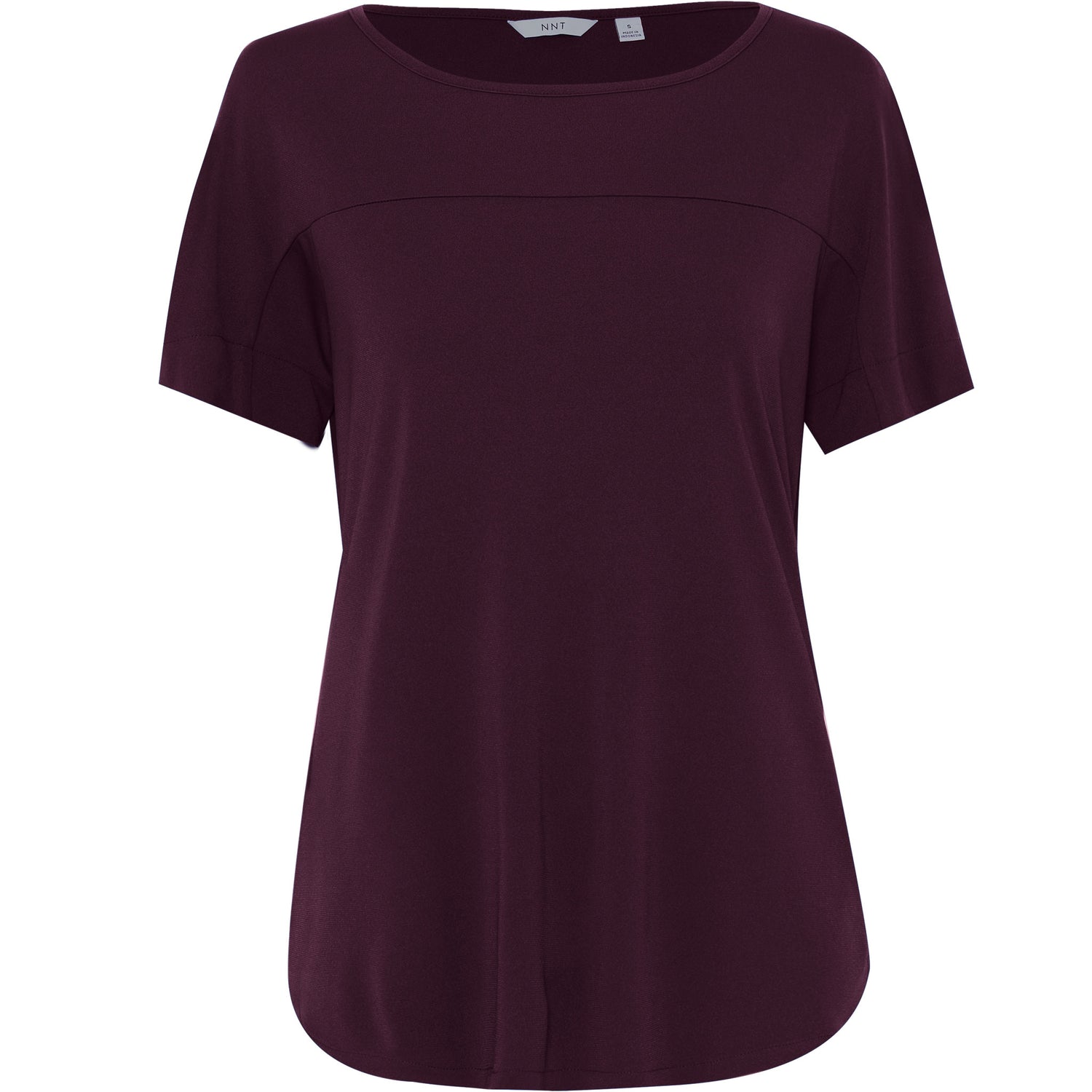 Women's Matt Jersey Boat Neck Top