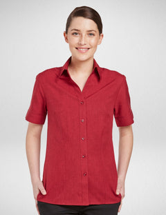 Women's Climate Smart Easy Fit Double Action Back Shirt in Pepper