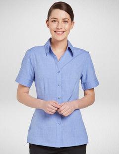 Women's Climate Smart Easy Fit Double Action Back Shirt in Periwinkle