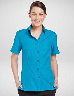 Women's Climate Smart Easy Fit Double Action Back Shirt in Teal