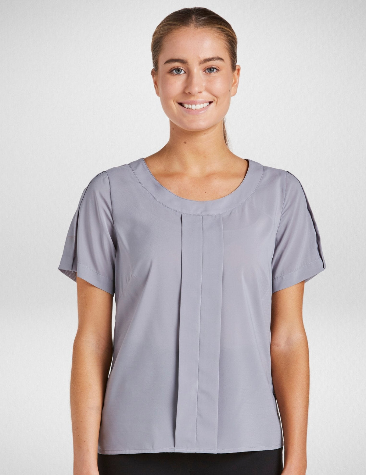 Women's Jewel Blouse in Silver